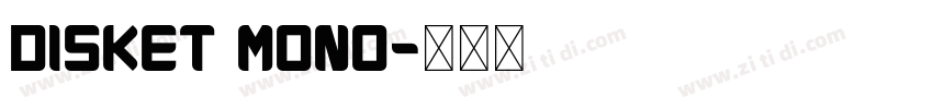 disket mono字体转换